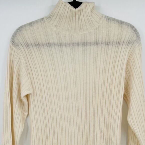 Naadam Womens Sweater Size XSmall Open Back Cashmere Wool Turtleneck Pullover - Picture 4 of 9